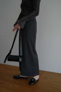 Tight Long Skirt<br>[CHARCOAL][M]<s><font color="red">11000</s>550050%OFF</font>