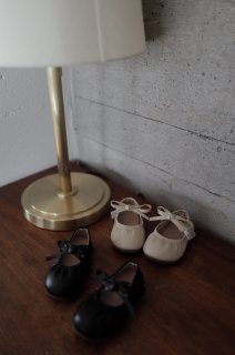 MARQUE Baby Flat Shoes [BEIGE/BLACK][12cm]