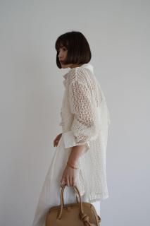 <img class='new_mark_img1' src='https://img.shop-pro.jp/img/new/icons8.gif' style='border:none;display:inline;margin:0px;padding:0px;width:auto;' />Mesh Design Shirt<br>[WHITE/BLACK]