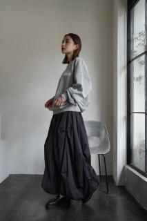 <img class='new_mark_img1' src='https://img.shop-pro.jp/img/new/icons8.gif' style='border:none;display:inline;margin:0px;padding:0px;width:auto;' />Air Balloon Skirt<br>[WHITE/BLACK]