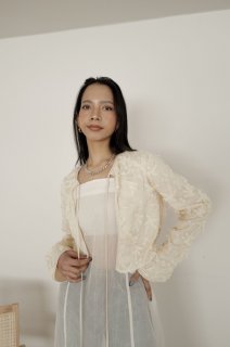 <img class='new_mark_img1' src='https://img.shop-pro.jp/img/new/icons8.gif' style='border:none;display:inline;margin:0px;padding:0px;width:auto;' />ͽFlower Sheer Cardigan<br>[YELLOW/BLACK]
