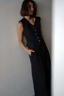 <img class='new_mark_img1' src='https://img.shop-pro.jp/img/new/icons8.gif' style='border:none;display:inline;margin:0px;padding:0px;width:auto;' />Slim Vest & Pants Set Up<br>[GREIGE/BLACK]
