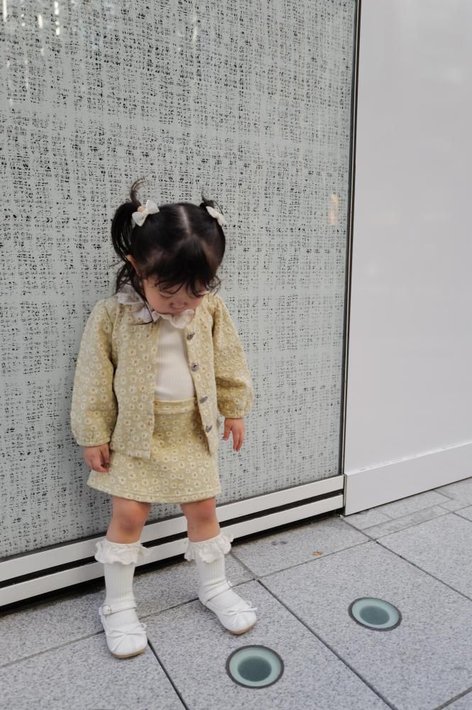 MARQUE Baby Flower Tops & Pants Set up [80cm/90cm] - RITAM