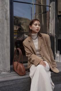 <img class='new_mark_img1' src='https://img.shop-pro.jp/img/new/icons8.gif' style='border:none;display:inline;margin:0px;padding:0px;width:auto;' />3 Button Jacket<br>[BROWN/BEIGE]
