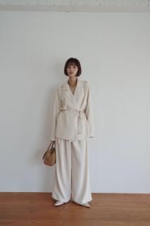 <img class='new_mark_img1' src='https://img.shop-pro.jp/img/new/icons56.gif' style='border:none;display:inline;margin:0px;padding:0px;width:auto;' />Wrap Jacket & Pants Set Up<br>[BLACK/BROWN]