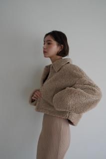 <img class='new_mark_img1' src='https://img.shop-pro.jp/img/new/icons8.gif' style='border:none;display:inline;margin:0px;padding:0px;width:auto;' />Short Length Boa Coat<br>[BEIGE]
