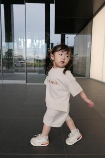<img class='new_mark_img1' src='https://img.shop-pro.jp/img/new/icons8.gif' style='border:none;display:inline;margin:0px;padding:0px;width:auto;' />MARQUE Baby <br>Unisex Cotton Set up <br>[BROWN/BEIGE][80cm/100cm/120cm]