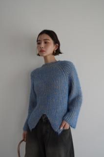 <img class='new_mark_img1' src='https://img.shop-pro.jp/img/new/icons8.gif' style='border:none;display:inline;margin:0px;padding:0px;width:auto;' />Mohair Touch Knit Tops<br>[BLUE]