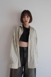 <img class='new_mark_img1' src='https://img.shop-pro.jp/img/new/icons8.gif' style='border:none;display:inline;margin:0px;padding:0px;width:auto;' />Stripe Harmony Shirt