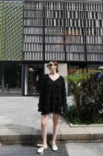 <img class='new_mark_img1' src='https://img.shop-pro.jp/img/new/icons38.gif' style='border:none;display:inline;margin:0px;padding:0px;width:auto;' />Ethereal Frill One-piece<br>[BLACK][ץ]<s><font color="red">12000</s>600050%OFF</font>