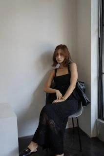 <img class='new_mark_img1' src='https://img.shop-pro.jp/img/new/icons38.gif' style='border:none;display:inline;margin:0px;padding:0px;width:auto;' />Crochet Tops & Skirt Set Up<br>[BLACK][ץ]<s><font color="red">9800</s>392060%OFF</font>