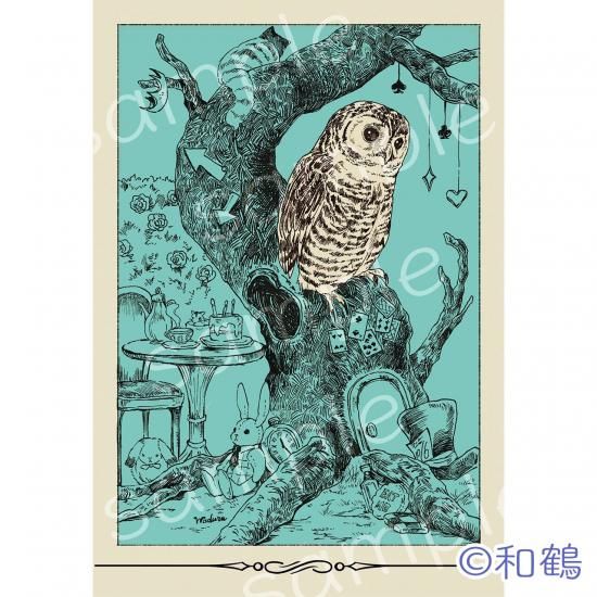 限定！萄 雅彦 DOH 国際版画芸術 セリグラフ 限定20点 題名/宵 フクロウ 限定！萄 雅彦 DOH 国際版画芸術 セリグラフ 限定20点 題名/宵