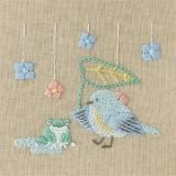 Chicchi 季節を楽しむ動物たち 刺繍キット「七夕に願いごとを