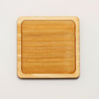 木製ミニチュアパーツ WP-003　正方形皿Ａ　Ｍ　１個入