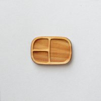 木製ミニチュアパーツ WP-018　四角皿Ｅ　ＳＳ　２個入