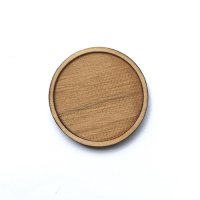 木製ミニチュアパーツ WP-023　丸皿Ｃ　Ｓ　２個入