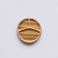 木製ミニチュアパーツ WP-027　丸皿Ｆ　Ｓ　２個入