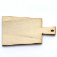 木製ミニチュアパーツ WP-078　カッティングボードＥ　Ｌ　１個入