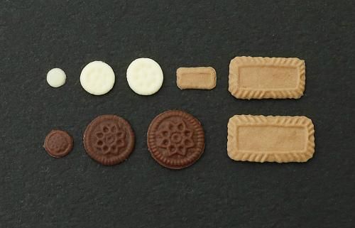 1124 スイーツトッピング（クッキー＆クラッカー）立体型 1/12サイズ