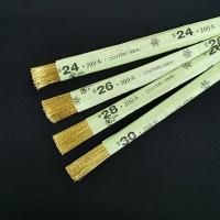 カラーワイヤー72cm ♯24 ゴールド 200本入 - Brodees By Kameshima