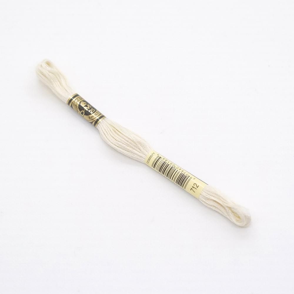 DMC 25番糸 Art. 117#25 色番号 712 - Brodees By Kameshima