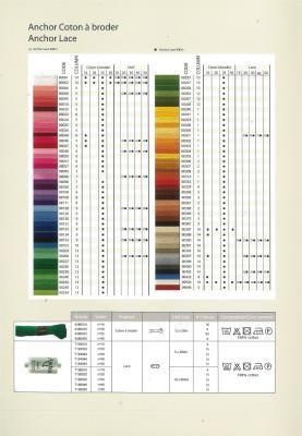 期間限定キャンペーン 刺繍糸 Anchor 総合色見本帳 Kameshima By Brodees - その他
