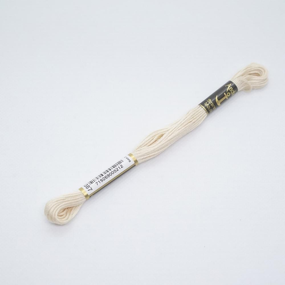 Anchor 刺しゅう糸25番糸 色番号387 - Brodees By Kameshima