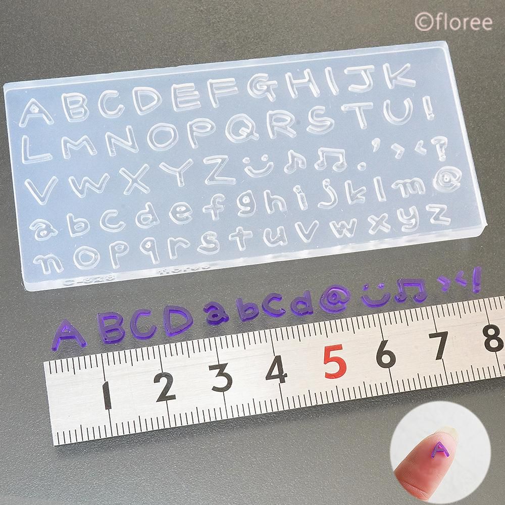 ソフトモールド C-828 文字抜き 手描きフォント アルファベット