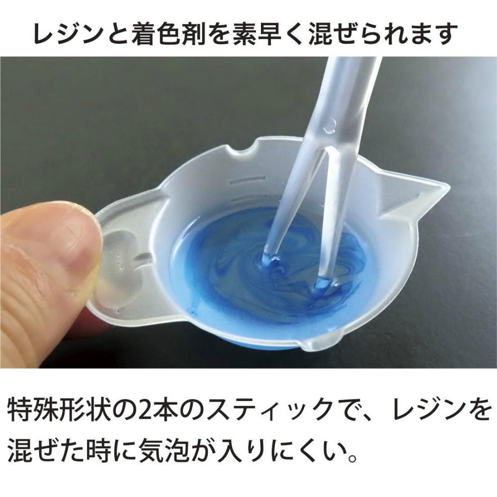 専用レジン液 ユキハナ5本、ツキハナ5本、コーティング剤つき☆ レジンセール】 レジンツール 『攪拌スティック ヘラ付き 403385