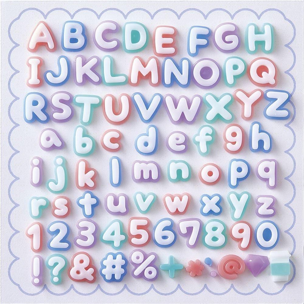 パジコ タフレクトモールド＜アルファベット＆数字＞ - Brodees By