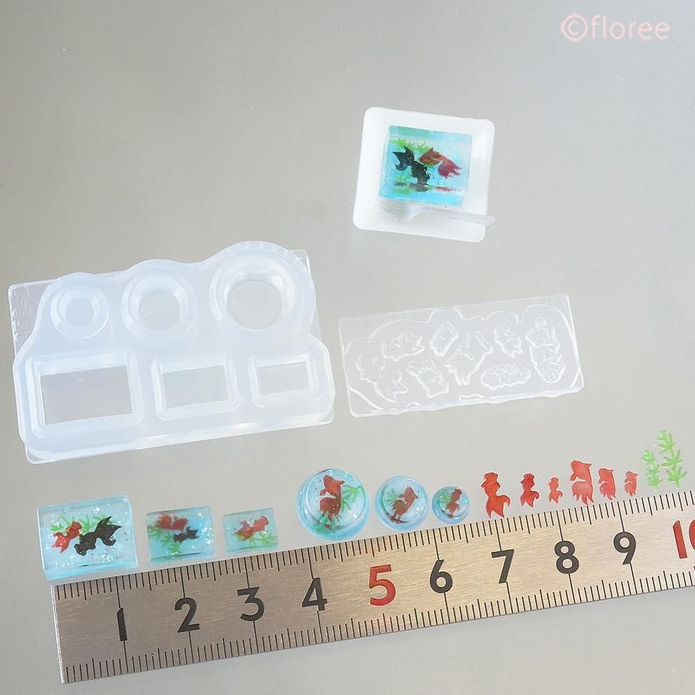 昭和レトロ　ゼリー金魚型　（２個セット）※一個は「◯小」型 昭和レトロ ゼリー金魚型 （2個セット）※一個は「◯小」型