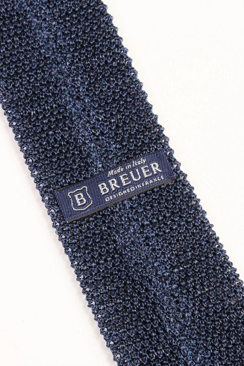 BREUER（ブリューワー） シルクリネンニットタイ 通販