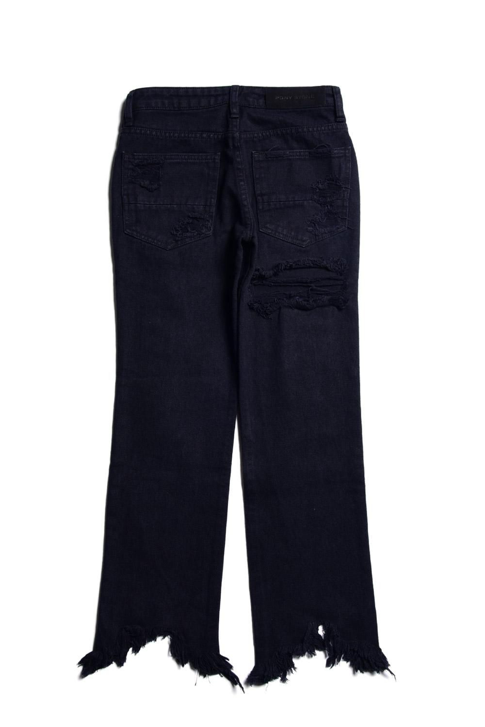 ☆ PONY STONE my boy ダメージデニムパンツ M PONY STONE（ポニーストーン） ダメージデニムパンツ 通販