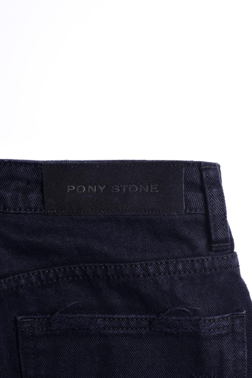 PONY STONE x x-girl ダメージデニムパンツ PONY STONE x x-girl ダメージデニムパンツ