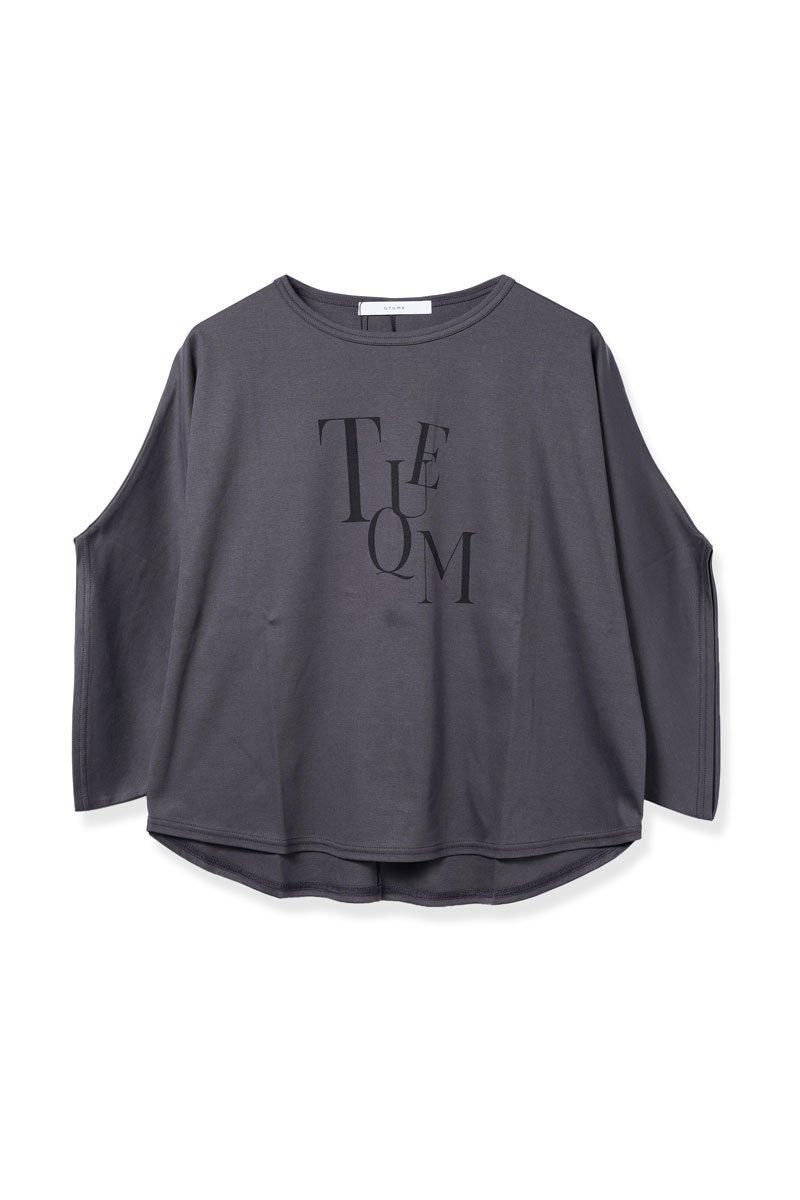 QTUME クチューム ドレープスリーブTシャツ 通販 | セレクト