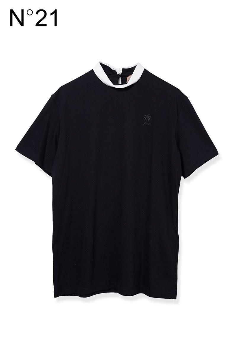 【高い素材】 N°21(ヌメロヴェントゥーノ) 通販 【N°21】リボンタイTシャツ トップス
