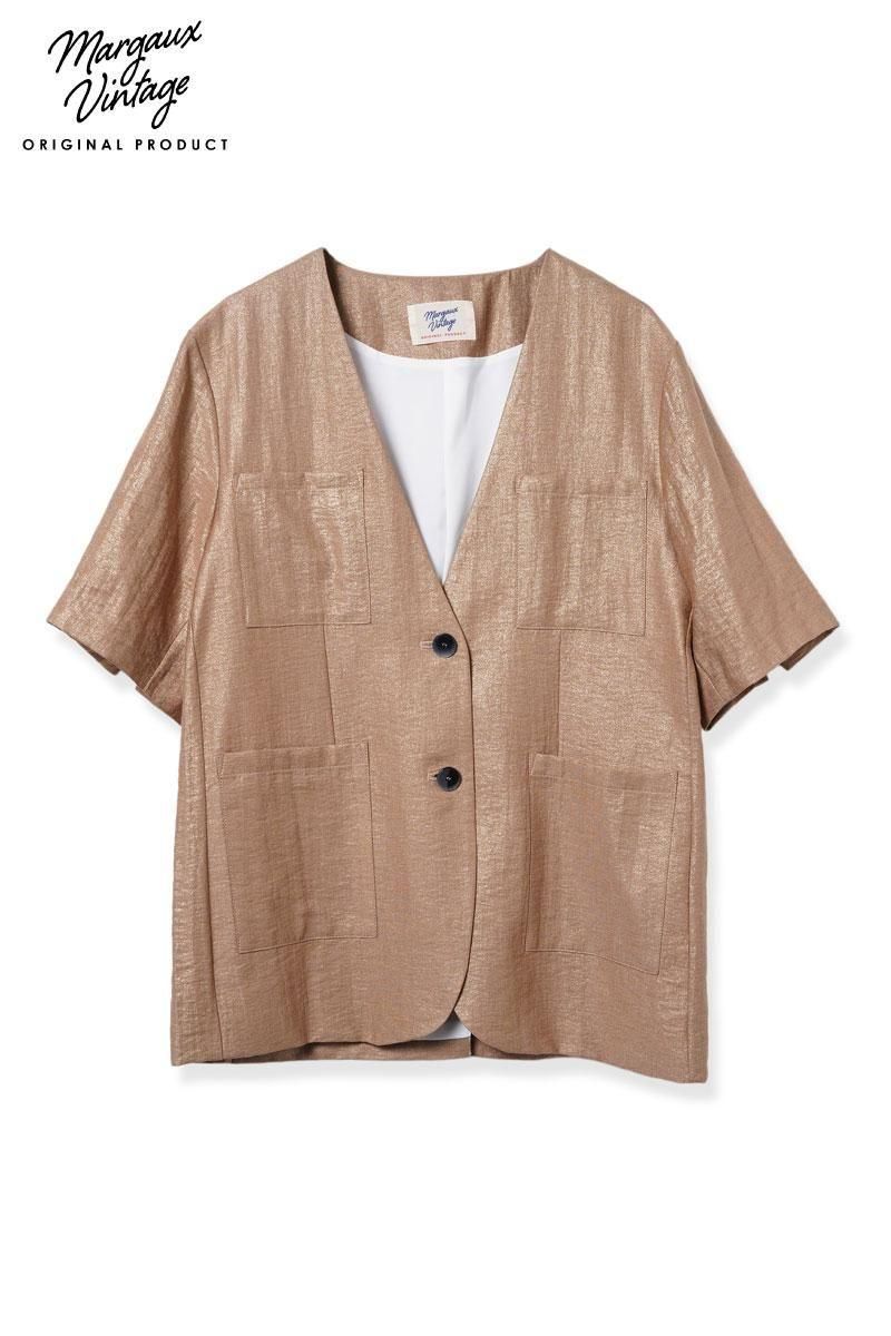 MARGAUX VINTAGE (マルゴーヴィンテージ) ハーフスリーブカラー