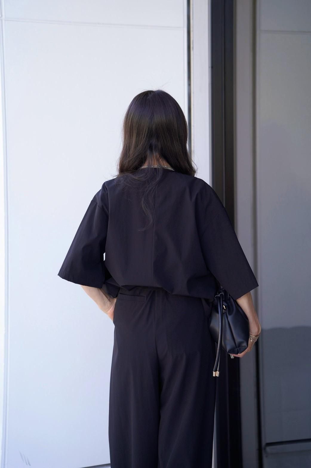 試着のみ　CLOCHE クロシェ　ノーカラージャケット 試着のみ CLOCHE クロシェ ノーカラージャケット