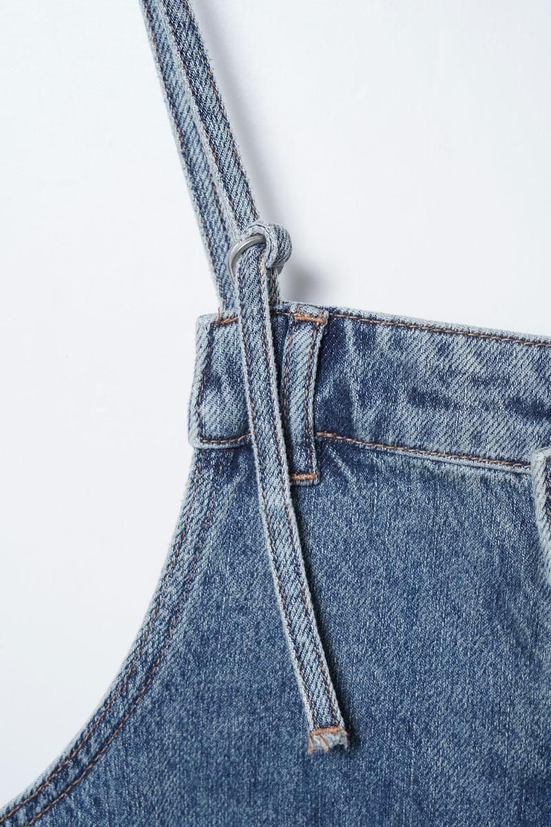 ポリーヌブロー フロントアシメデニムサロペット 通販 | セレクト