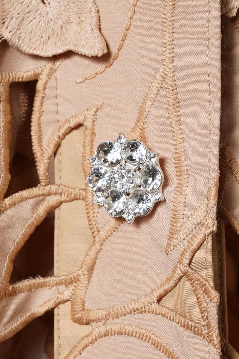 Adonisis(アドニシス) フラワーモチーフレースAラインコート