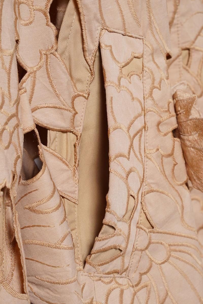 Adonisis(アドニシス) フラワーモチーフレースAラインコート| セレクト