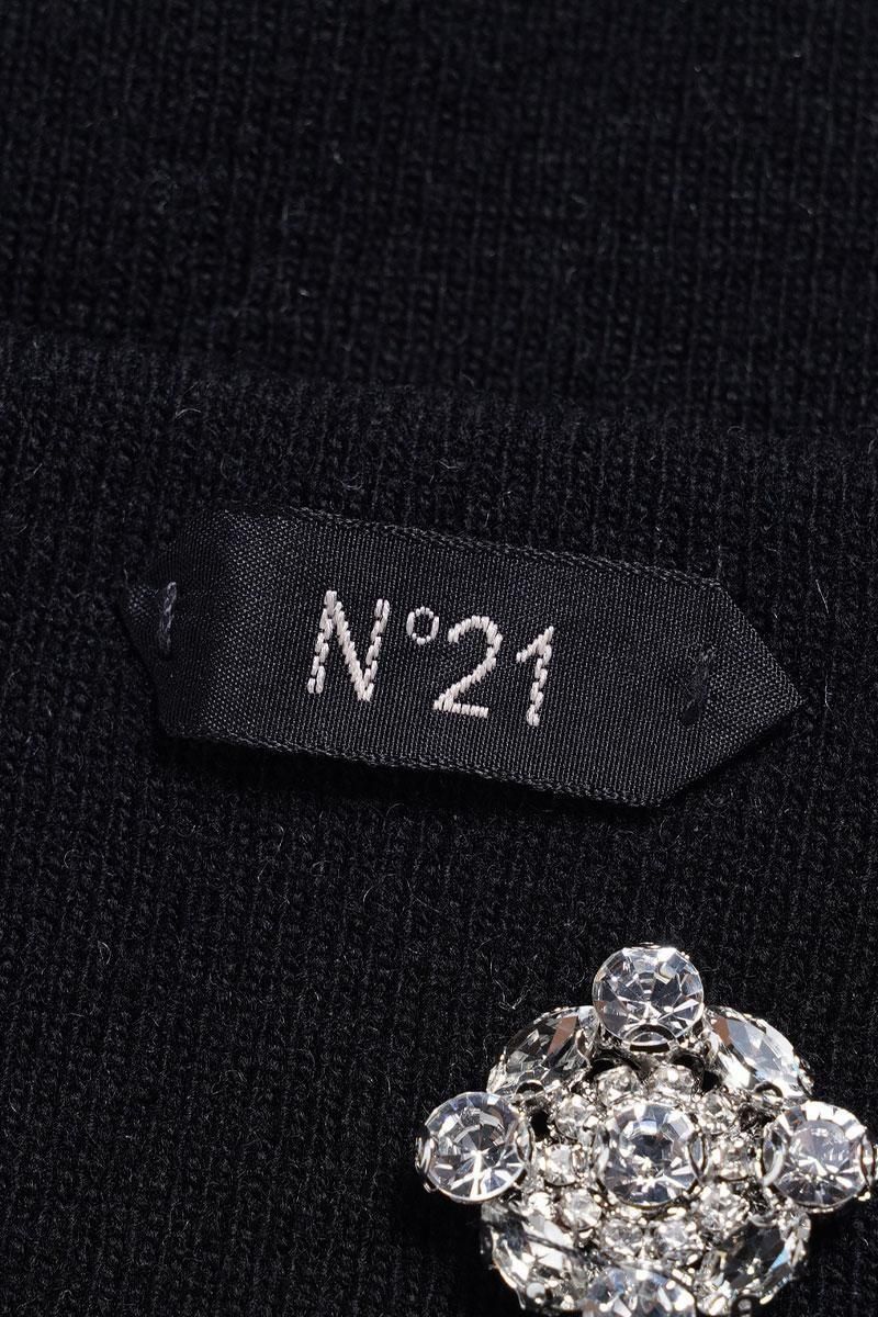 N°21(ヌメロヴェントゥーノ)ビジュー付きニット帽通販