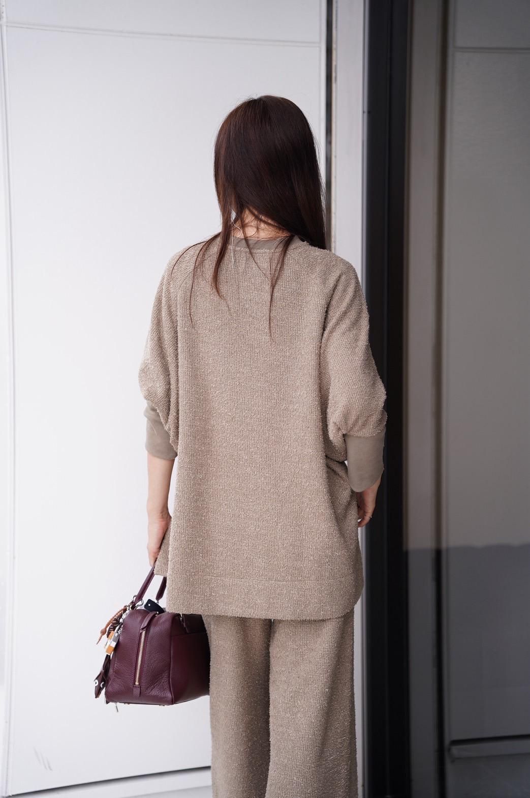 シアン トーキョー フリンジヤーンオーバーブラウス 型番507412