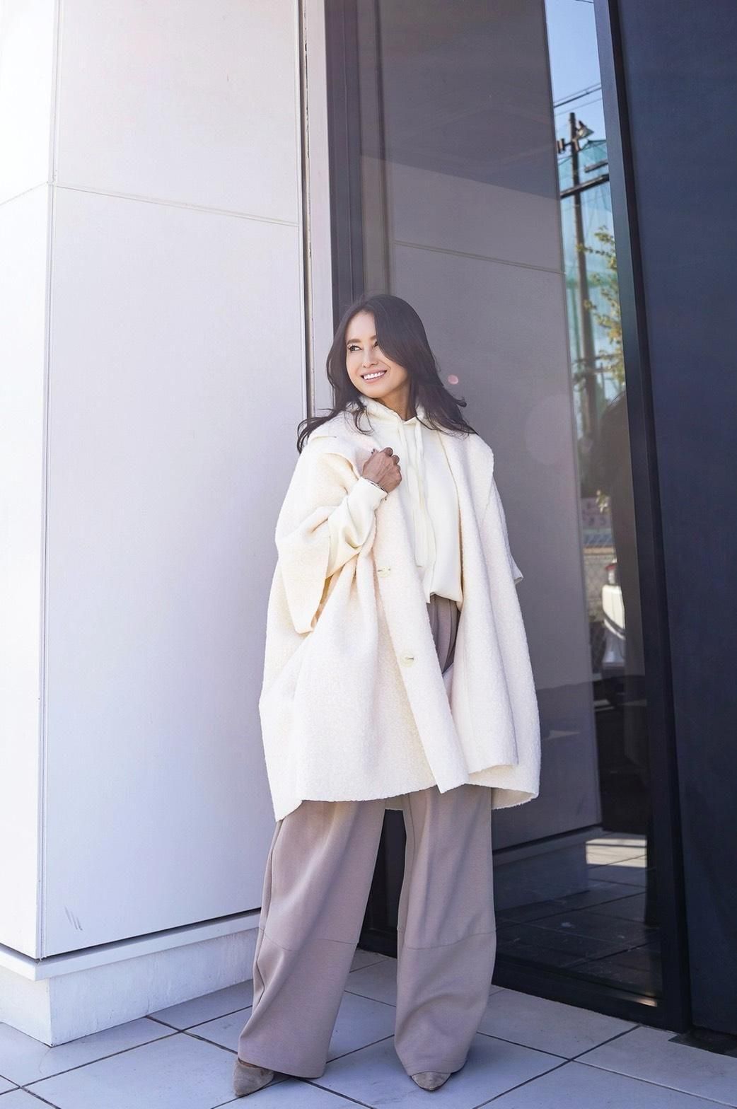 CINICAL シニカル ボアスライバーリバーシブルポンチョ 通販