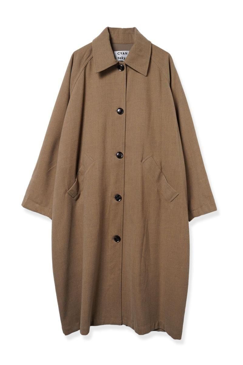 CYANTOKYO (シアントーキョー)エアリーバックウーリーコート通販