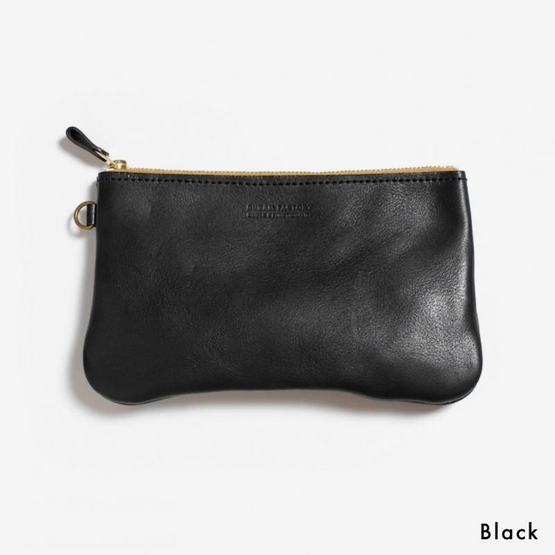 シンプルなファスナーポーチ | ハンドメイド革小物のDuram