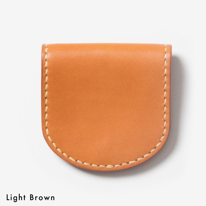 ナチュラルな革の馬蹄型コインケース | ハンドメイド革小物のDuram Online Shop