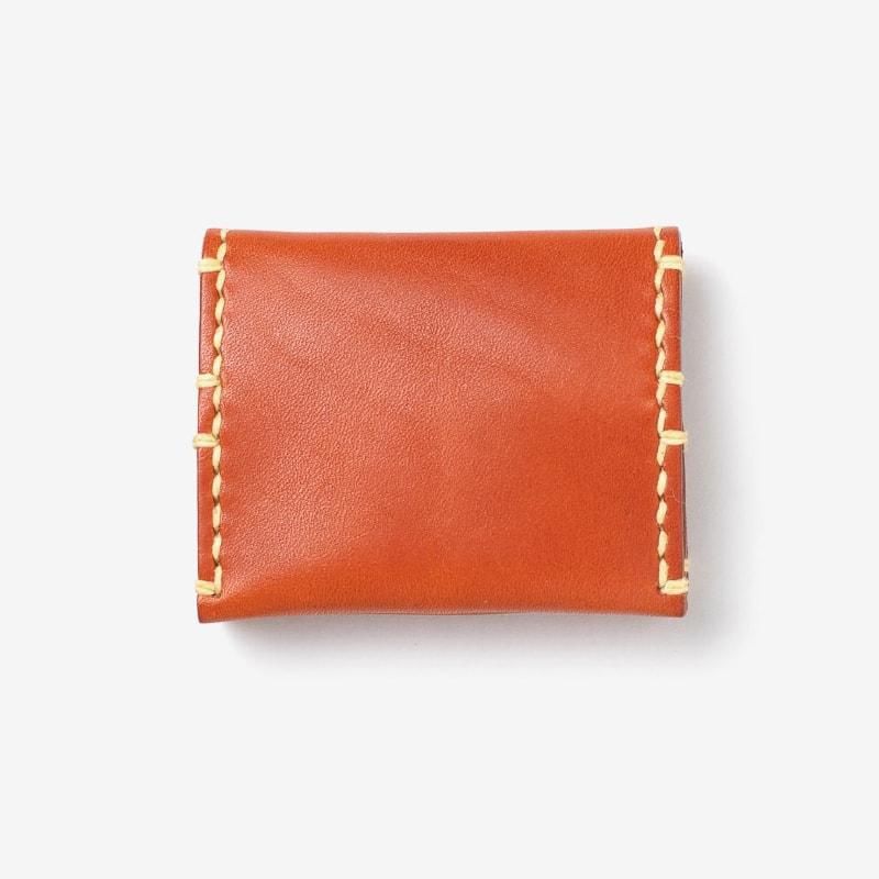 ナチュラルな革の箱型コインケース | ハンドメイド革小物のDuram