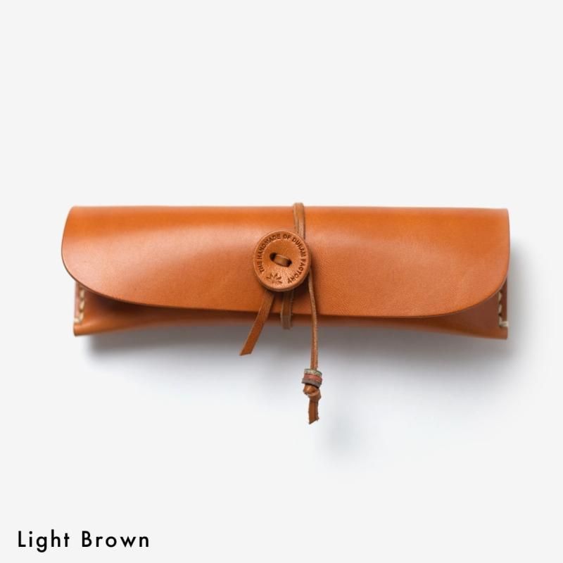 ナチュラルな革の手縫いペンケース | 革小物のDuram Online Shop