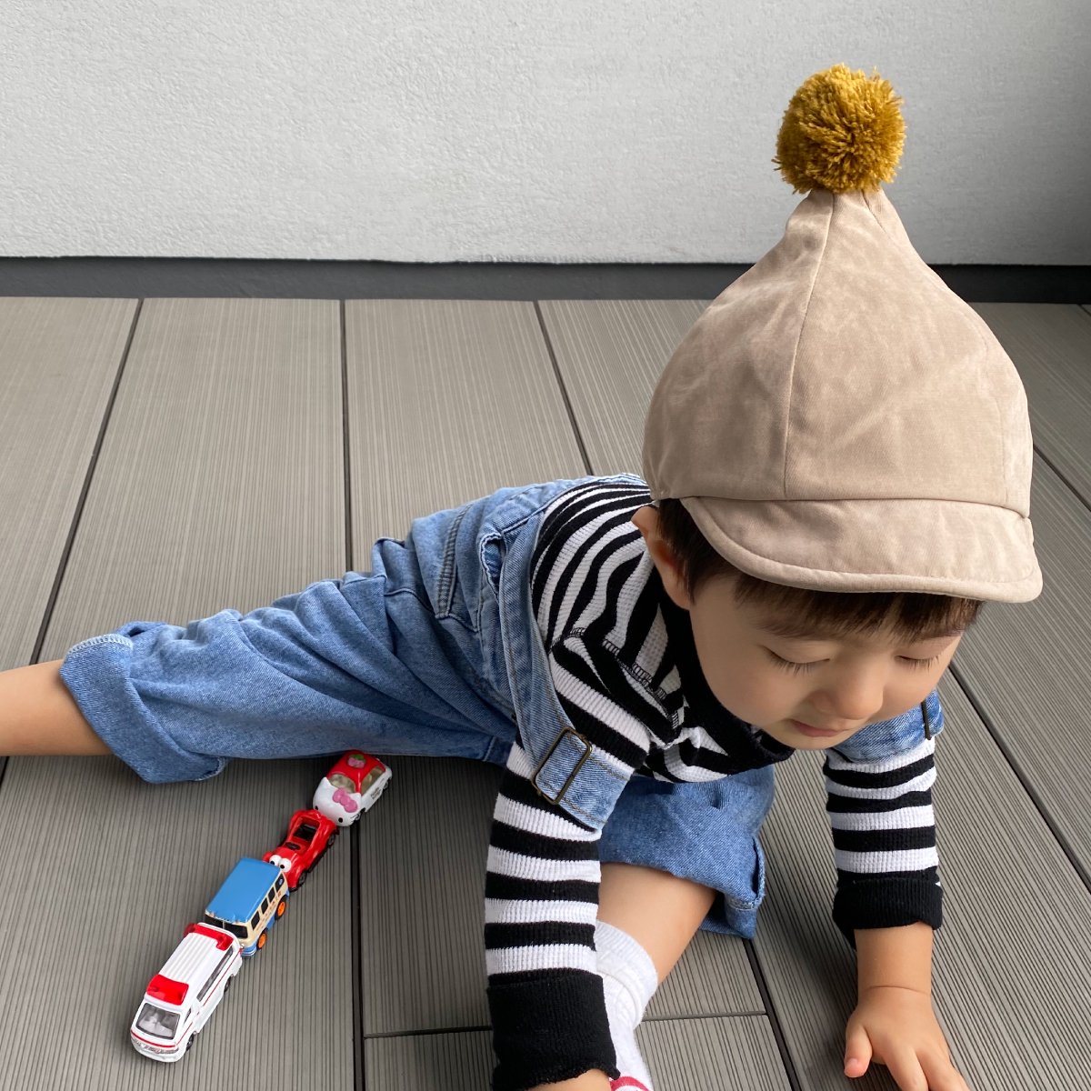 【BABY】Baby Tongari Pom Cap